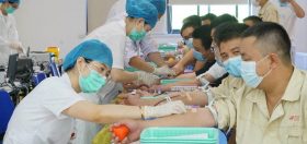 btt博天堂化纤组织职工无偿献血——用爱心为生命加油